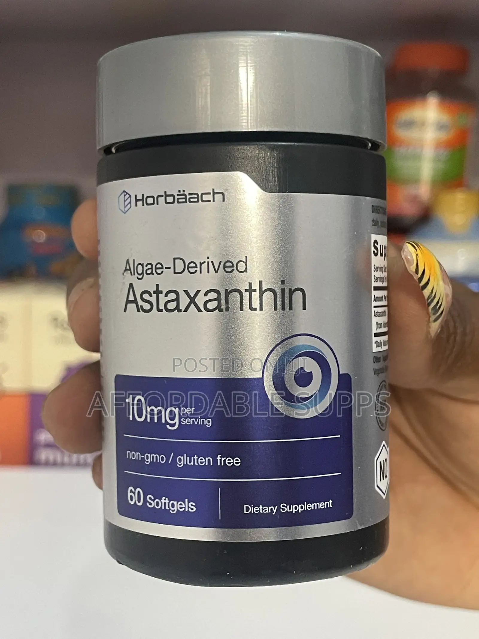 Horbaach Astaxanthin 10mg – 60 Softgels