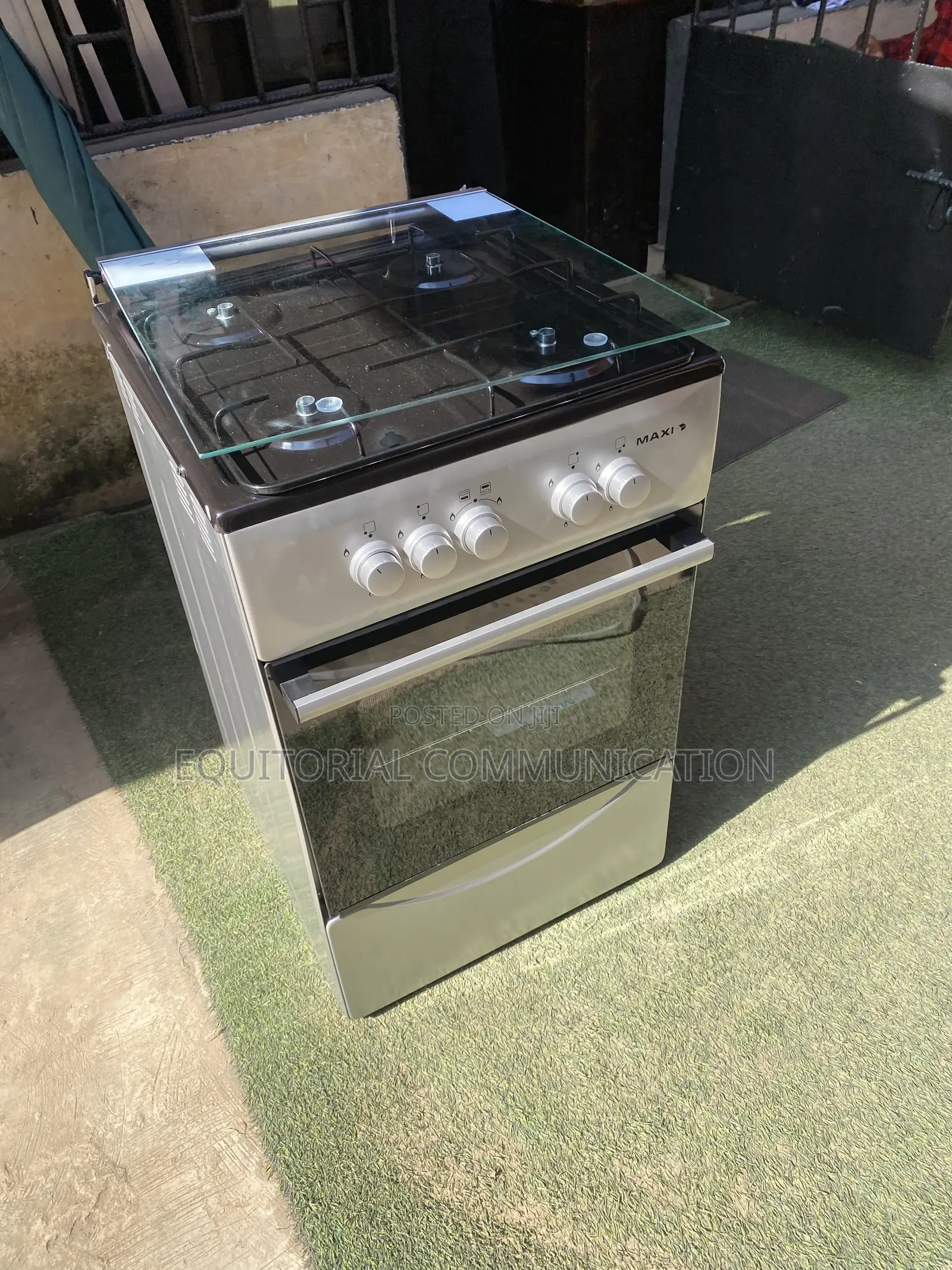 MAXI 50x50cm Gas Cooker Set With 4 Burners and Integrated Oven FSC40G2