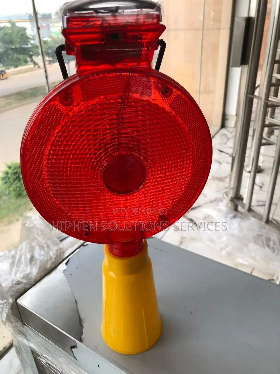 Outdoor Solar Traffic Control Cone