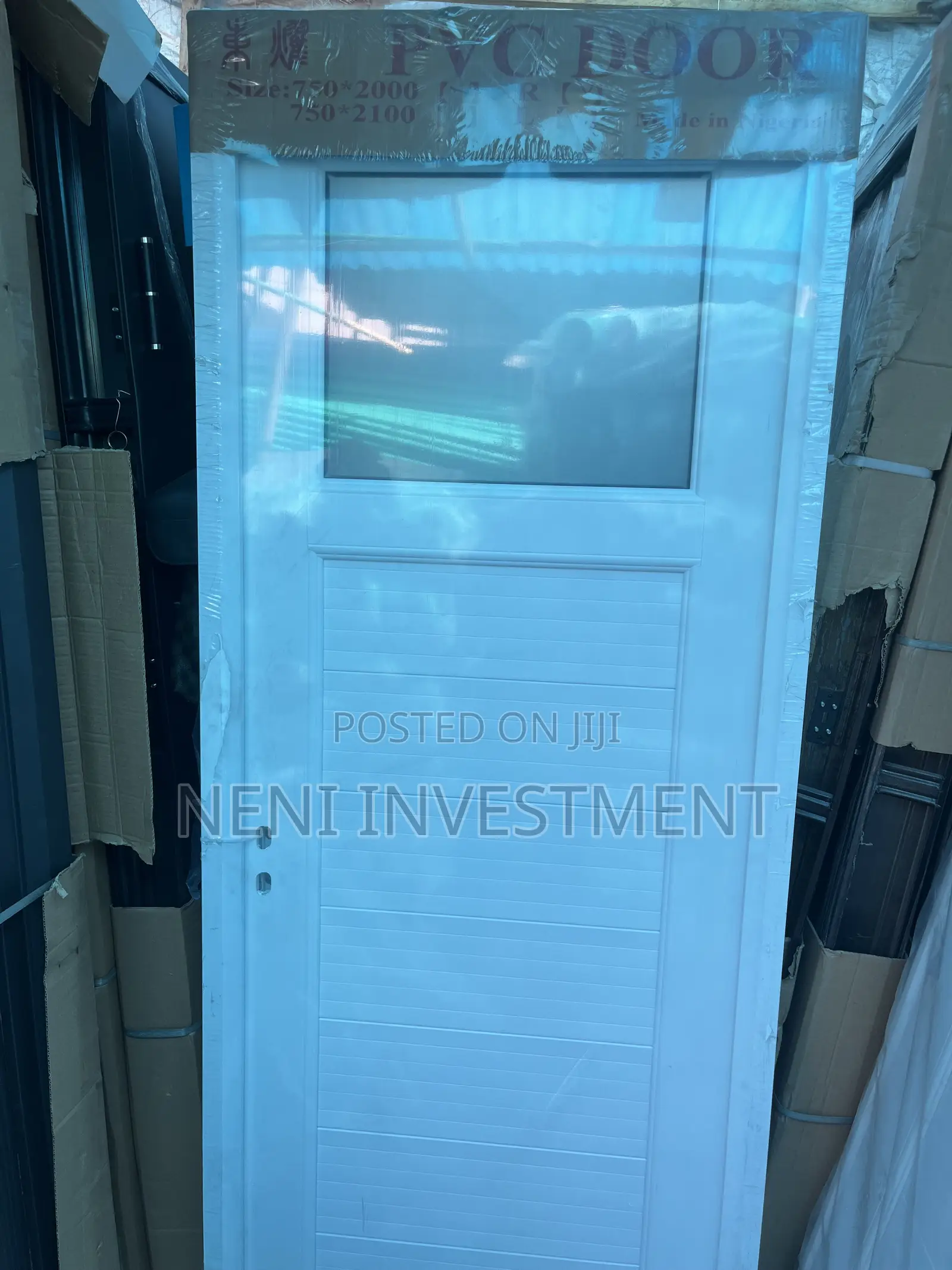 White Toilet Door