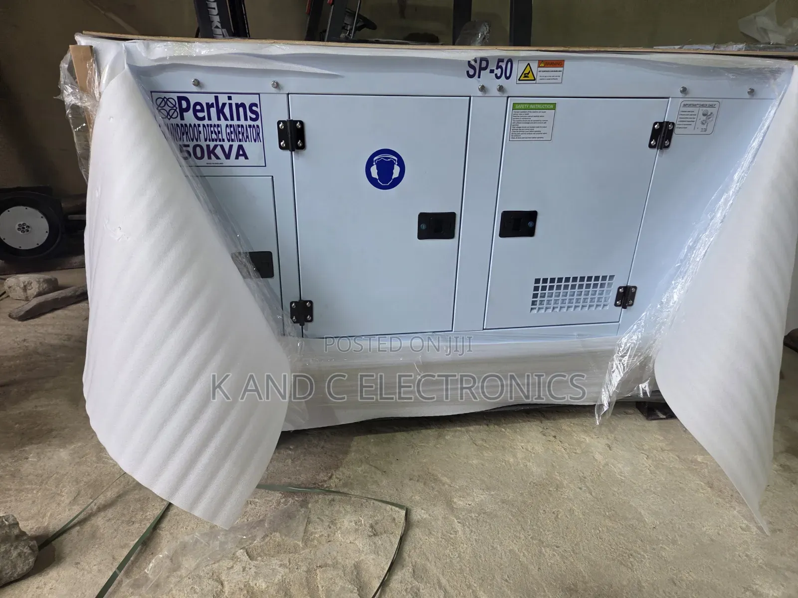 Reliable 50kVA Perkins Soundproof Diesel Generator