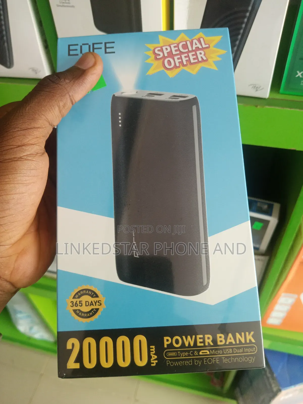 EOFE 20000MAH Multi-Port Power Bank With Display