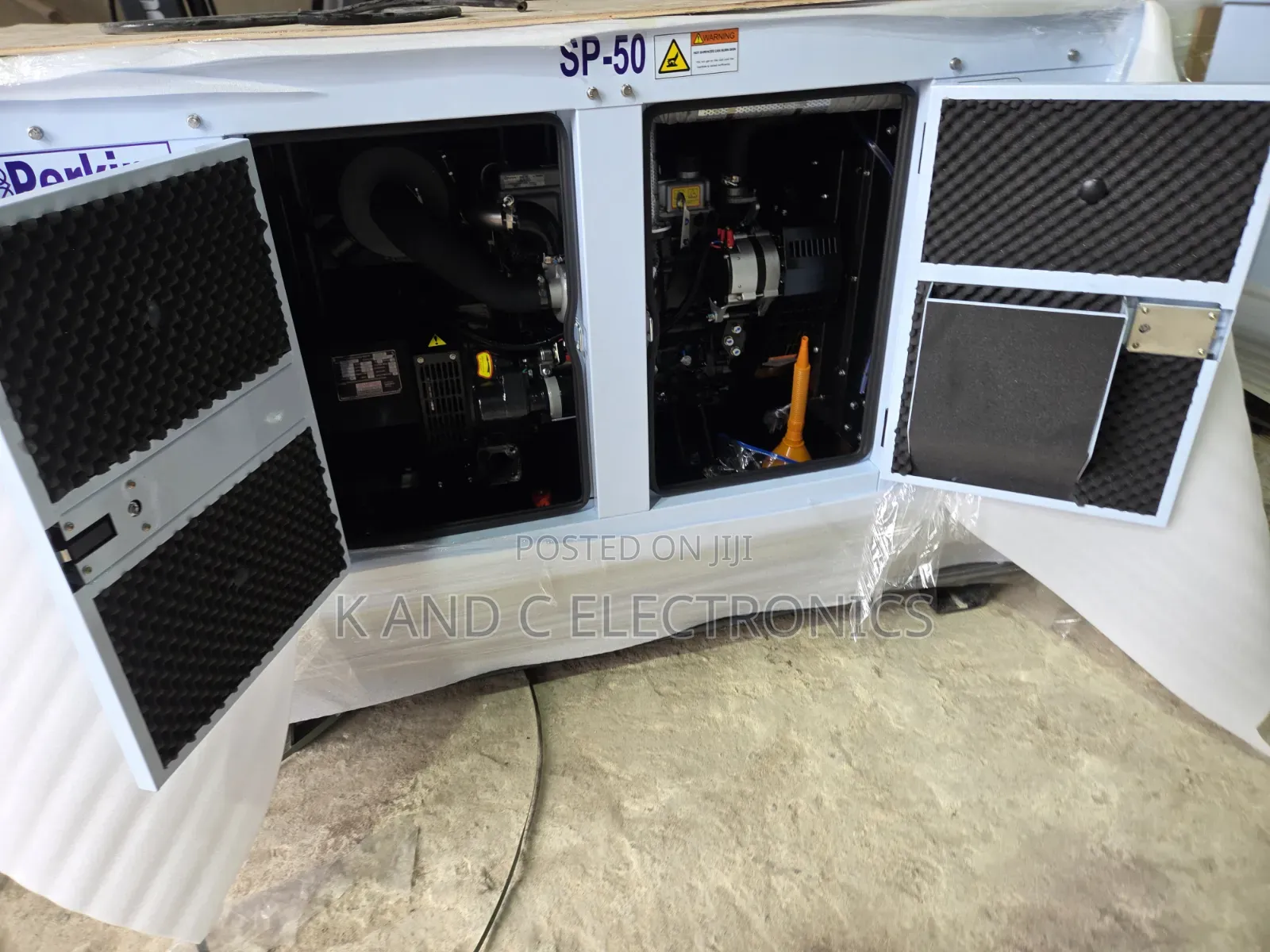 Original Perkins 50kVA Soundproof Diesel Generator for Business
