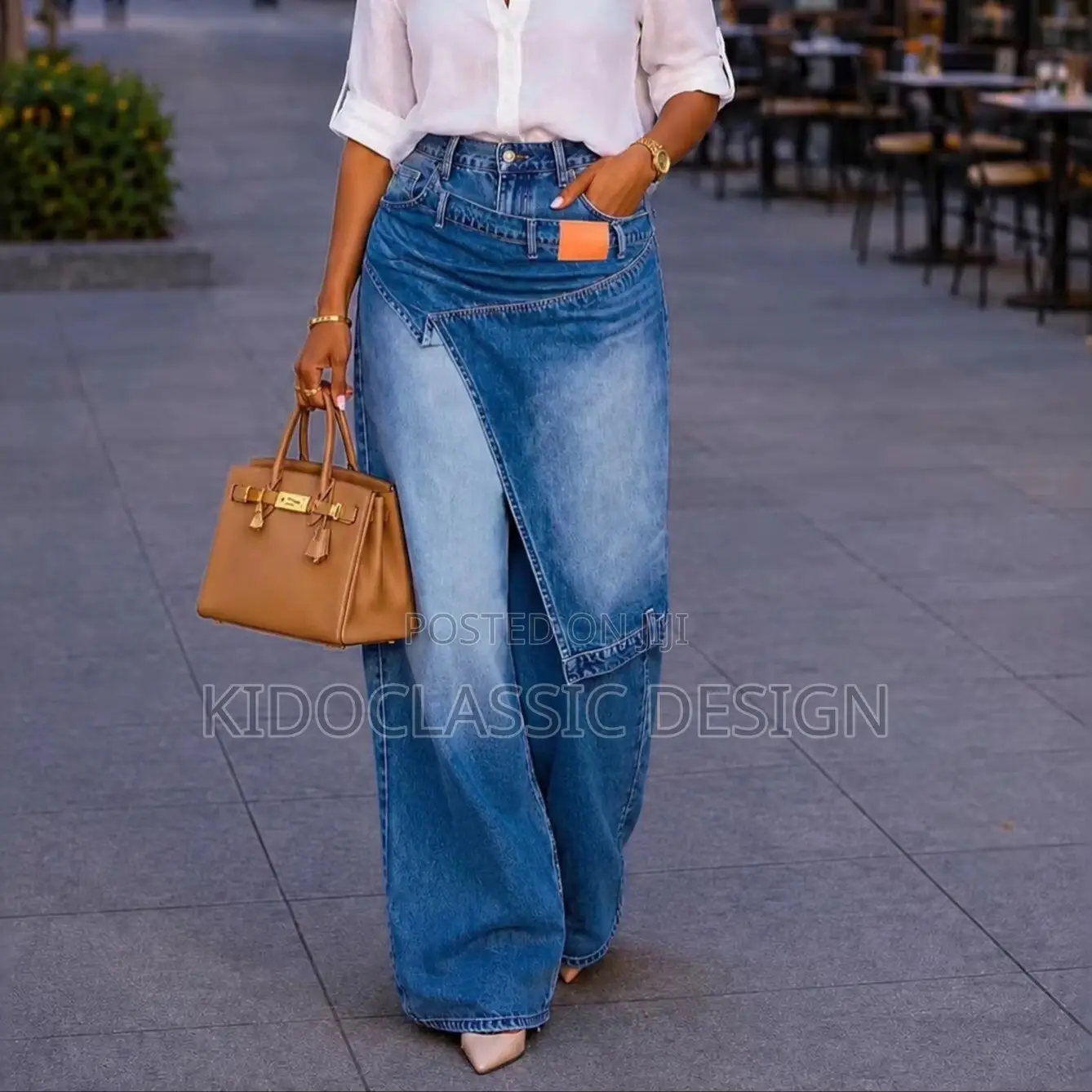 Women’s Wrapper Like Jeans Pants