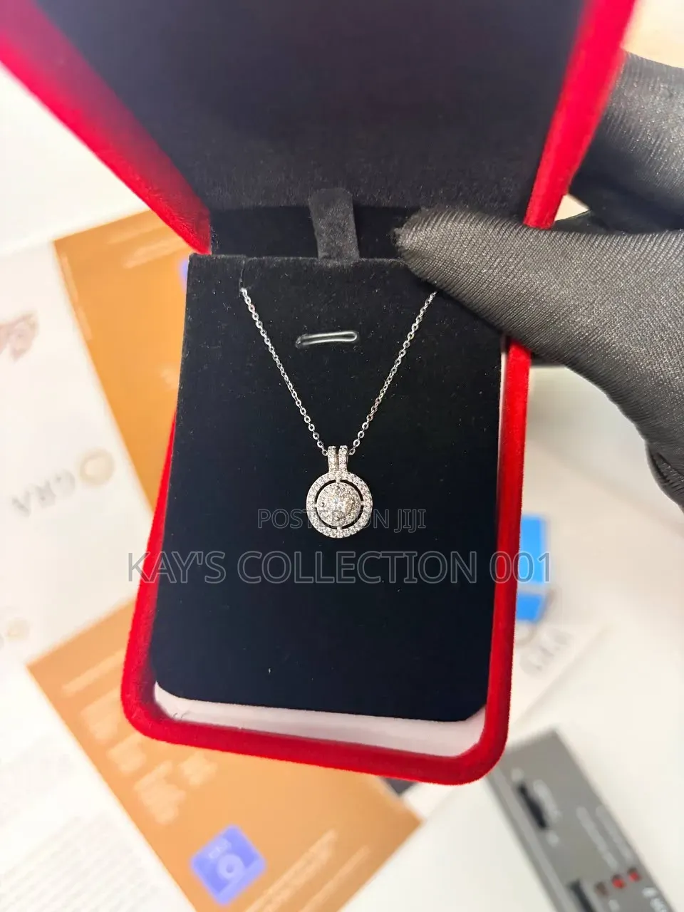 VVS Moissanite Diamonds Female Necklace