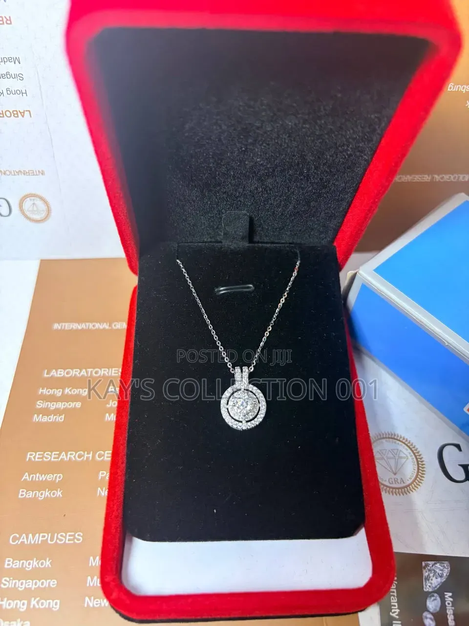 VVS Moissanite Diamonds Female Necklace