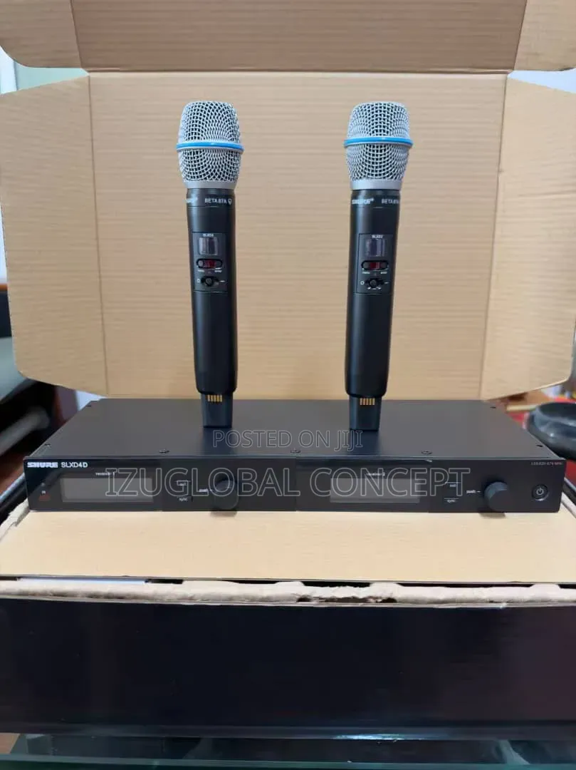 Shure Slxd4d/Beta87a Dual Wireless Microphone System