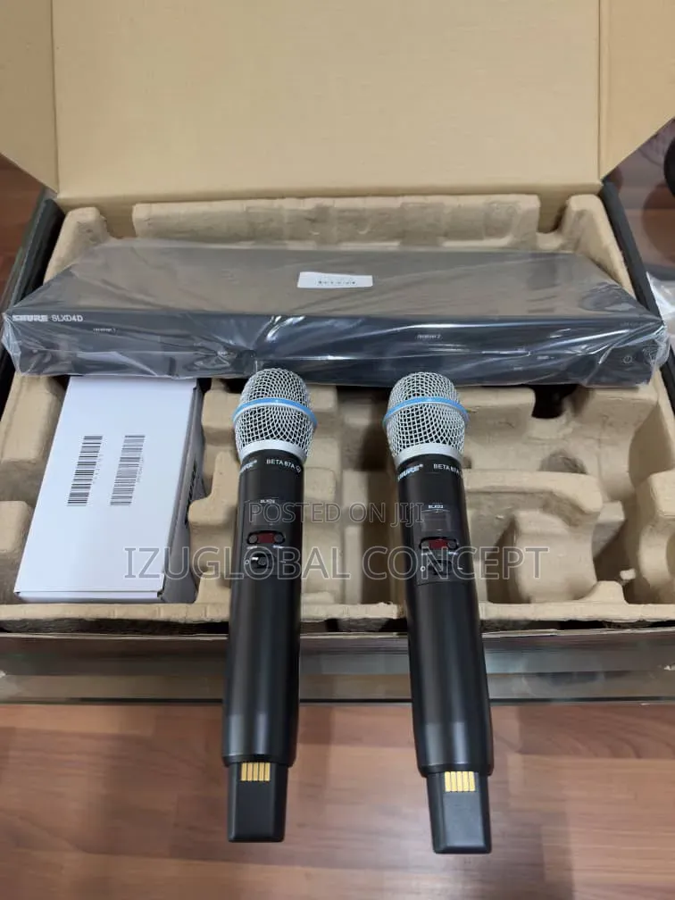 Shure Slxd4d/Beta87a Dual Wireless Microphone System