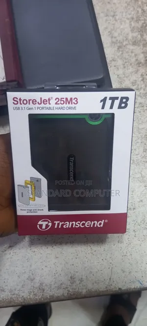 Transcend Storejet 25m3 1 Terabyte Portable Hard Drive