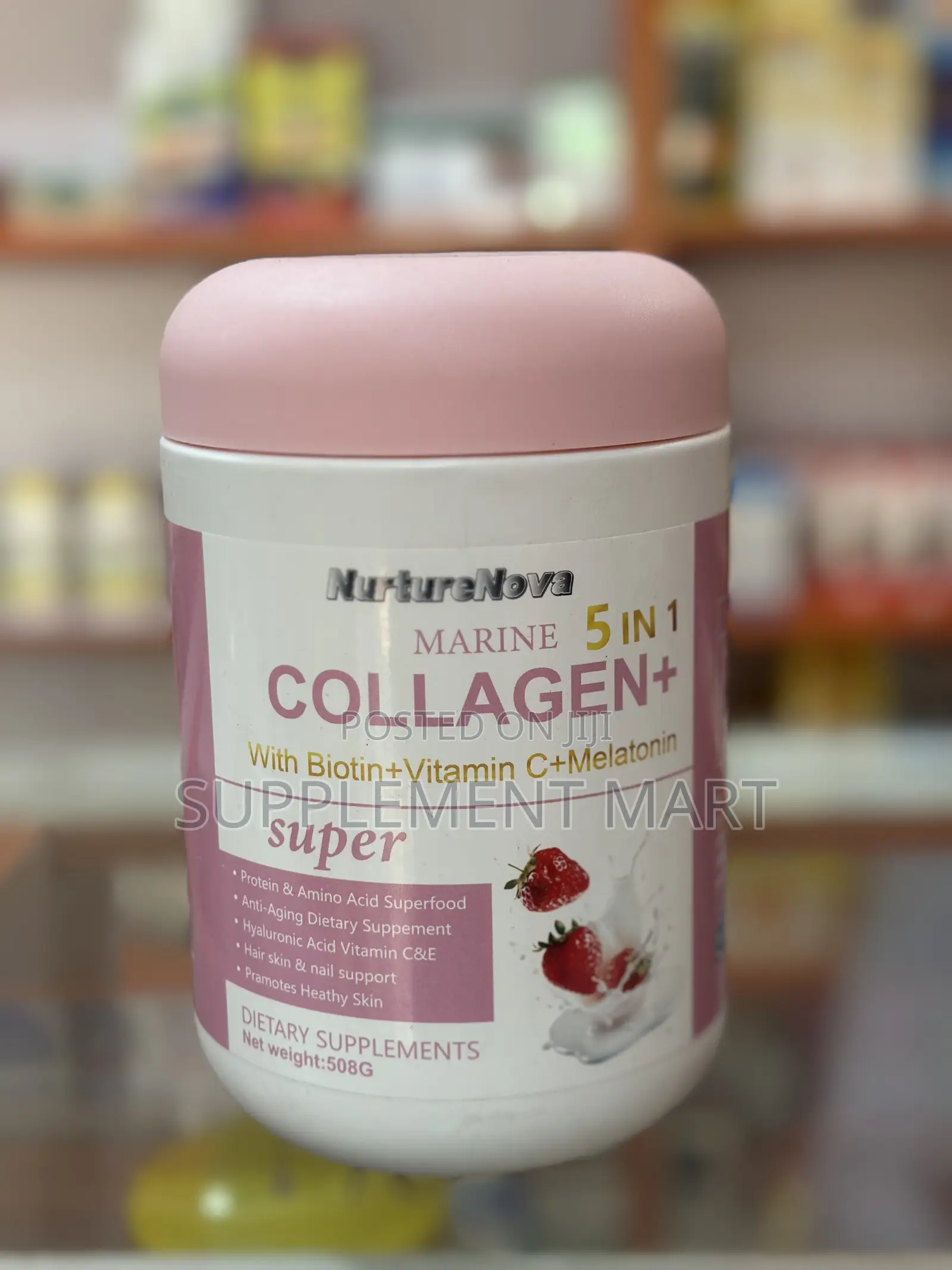 Marine 5-in-1 Collagen + With Biotin + Vitamin C + Melatonin – 508G