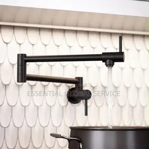 Wall-Mounted Swivel Pot Filler Kitchen Faucet