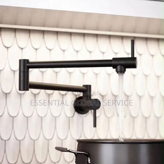 Wall-Mounted Swivel Pot Filler Kitchen Faucet