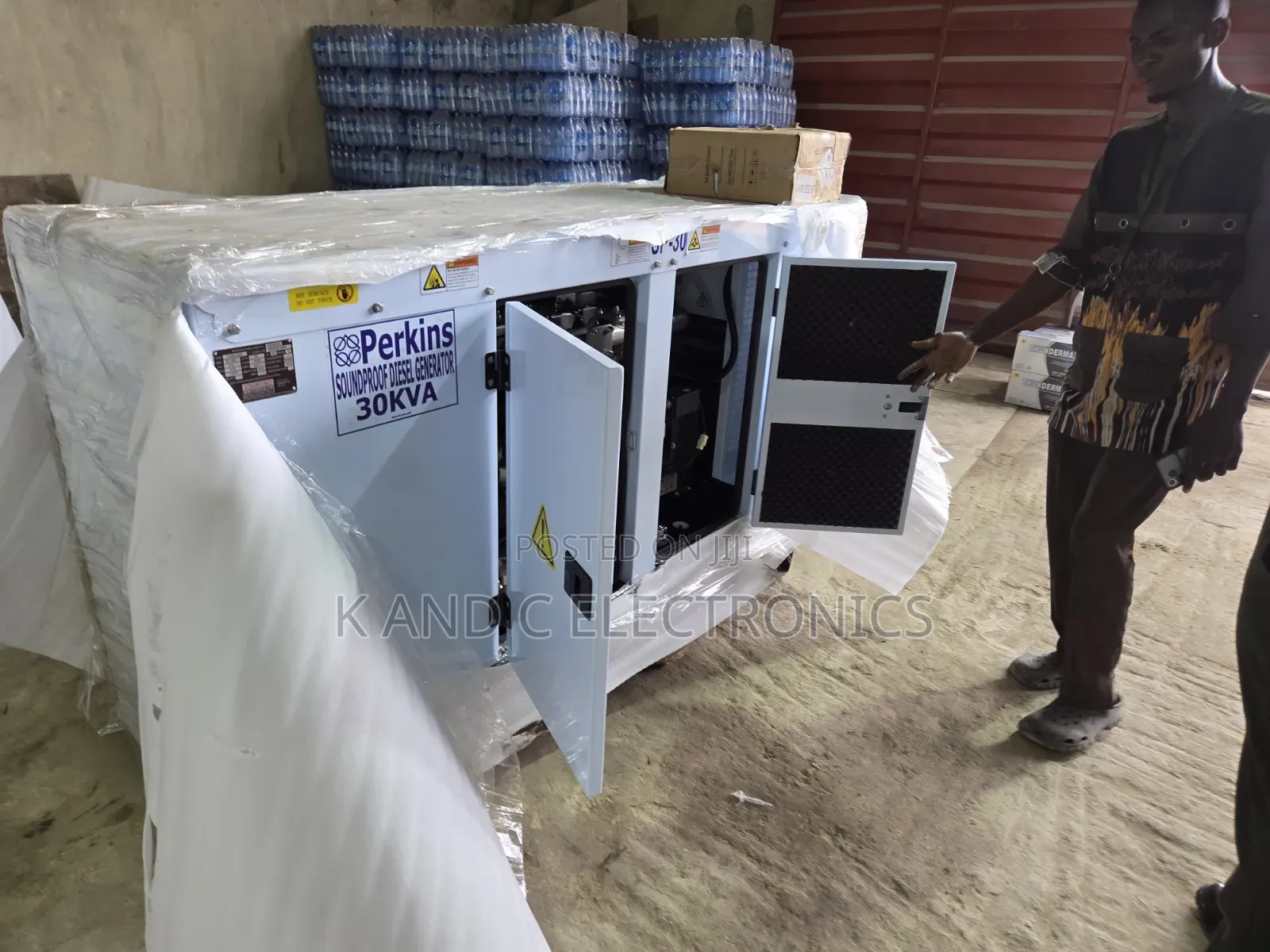 Super Efficient 30kVA Perkins Diesel Generator – Low Noise