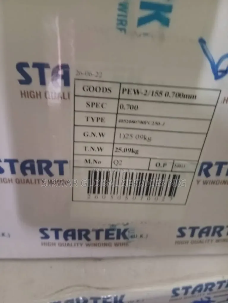 Startek Copper Wire Available