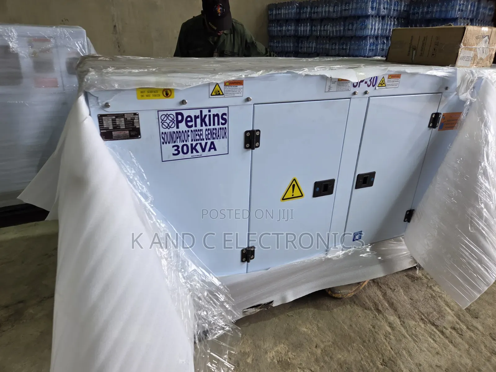 Premium Perkins 30kVA Soundproof Generator for Offices & Hotels