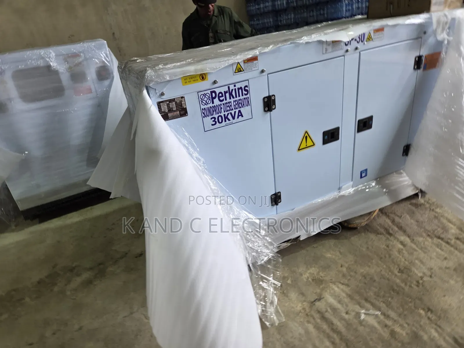 Premium Perkins 30kVA Soundproof Generator for Offices & Hotels
