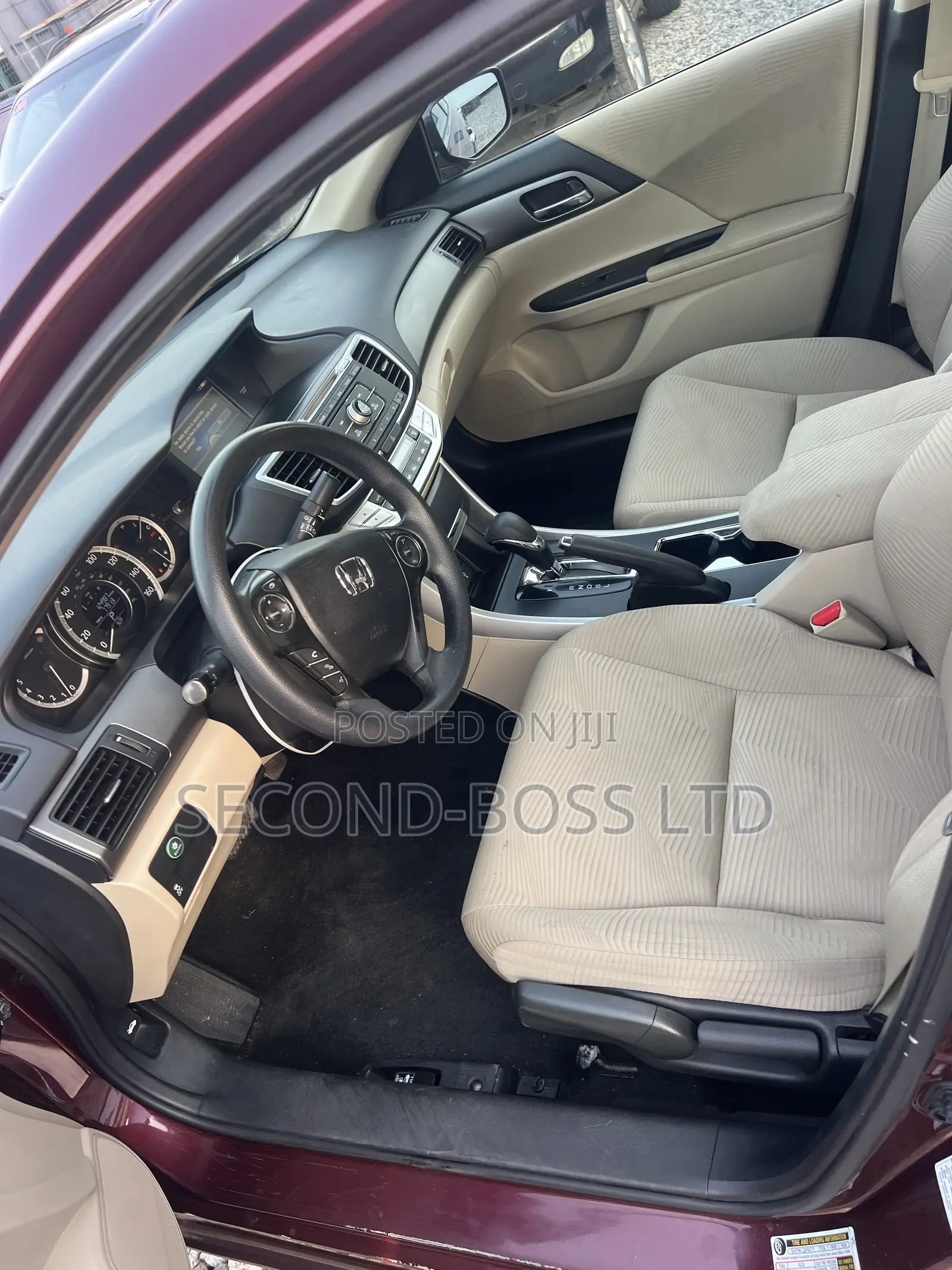 Honda Accord EX 4dr Sedan (2.4L 4cyl CVT) 2015 Burgundy