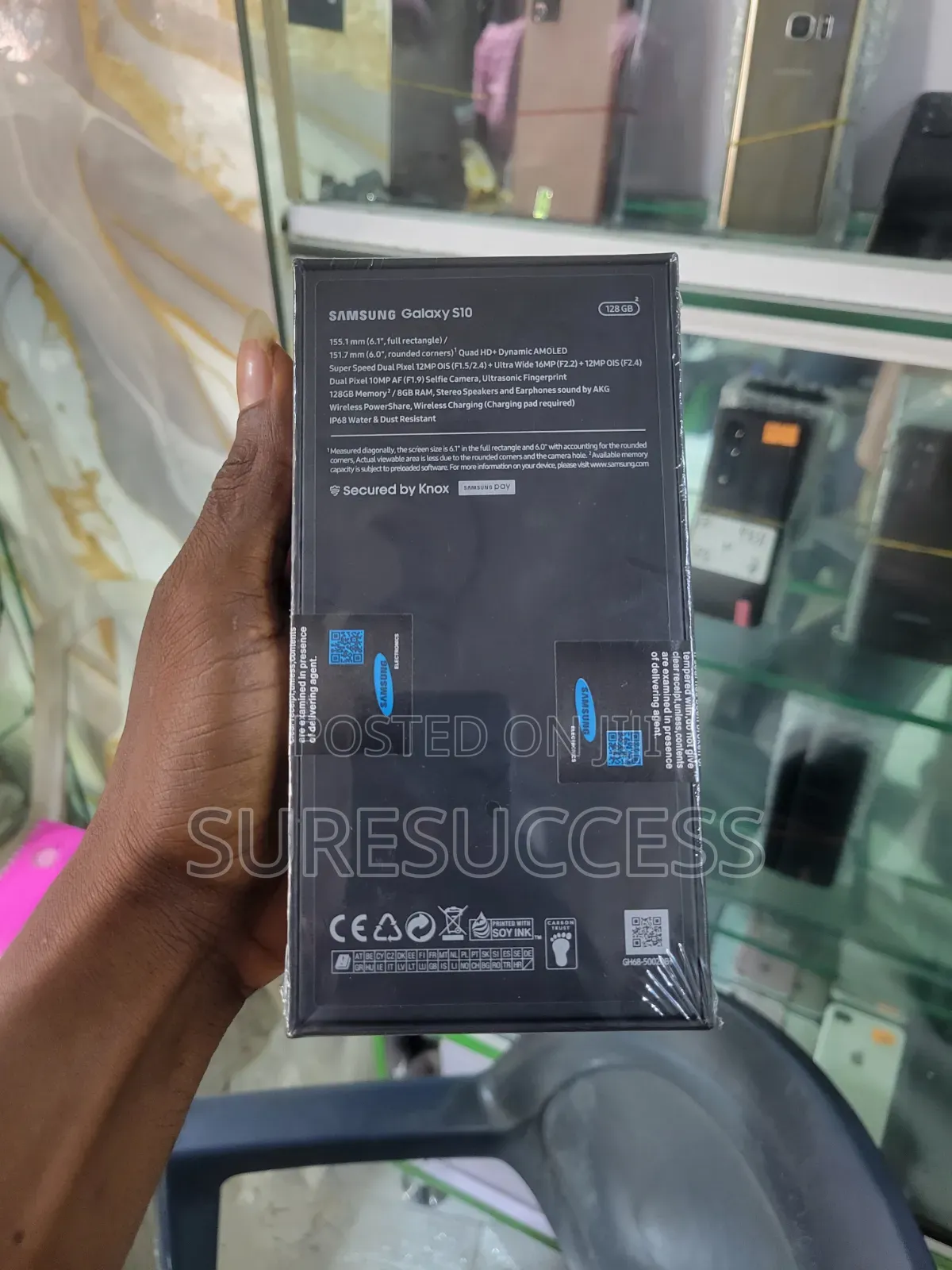 New Samsung Galaxy S10 128 GB Blue