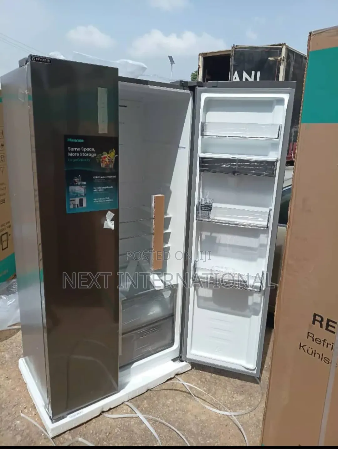 Hisense Refrigerator Ref 71wsi-Rc 529l , Inverter,with Dispenser