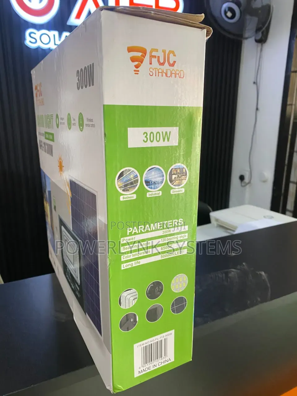 FJC Solar Flood Light 300w