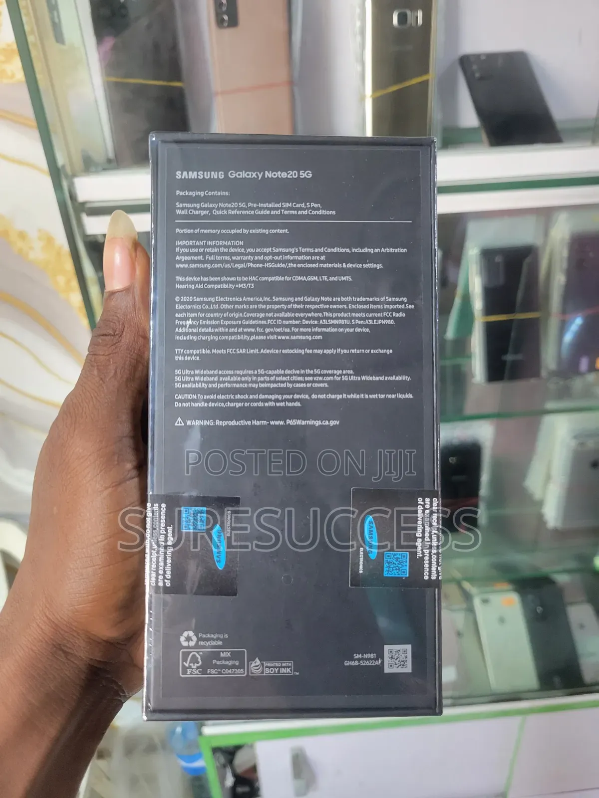 New Samsung Galaxy Note 20 5G 256 GB Black