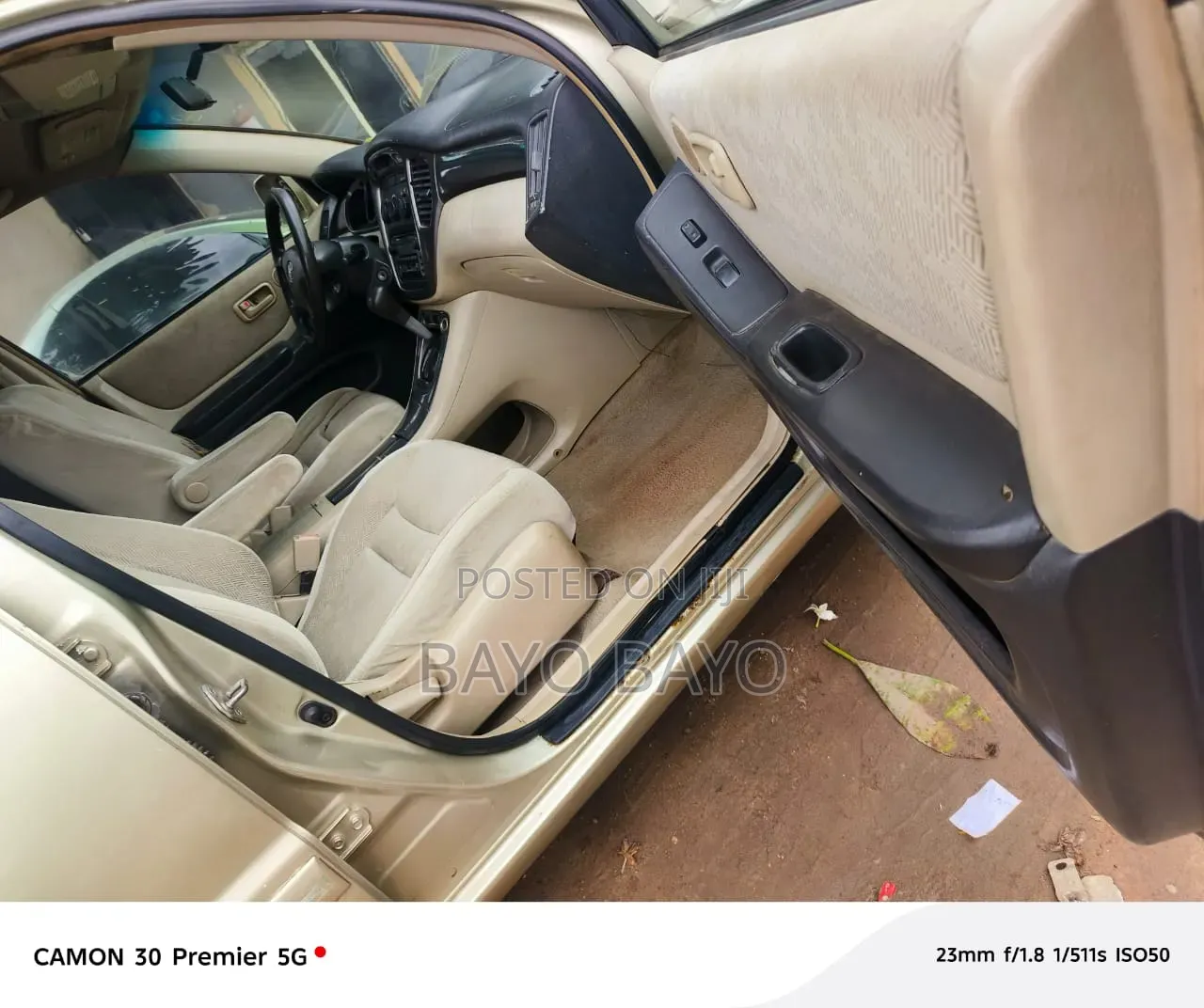 Toyota Highlander 2004 Gold