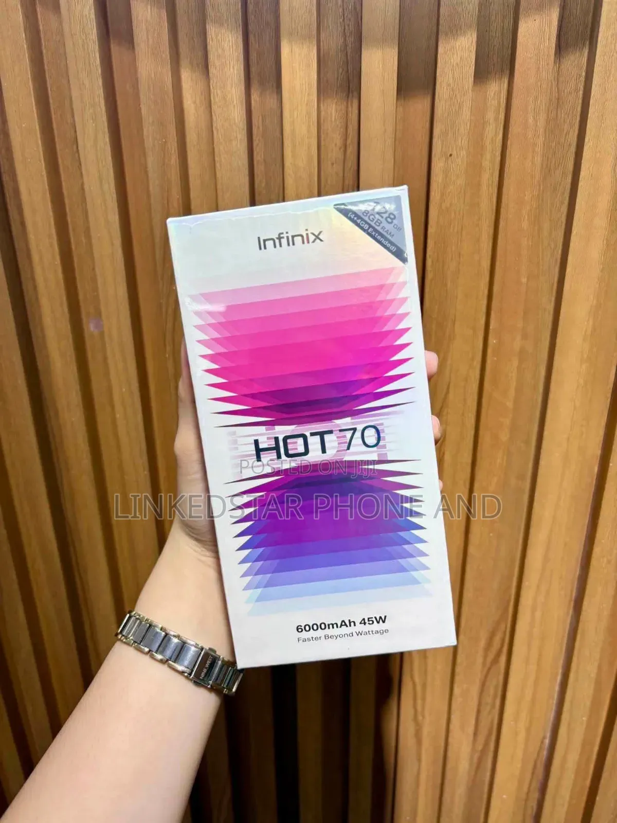New Infinix Hot 70 128 GB Black
