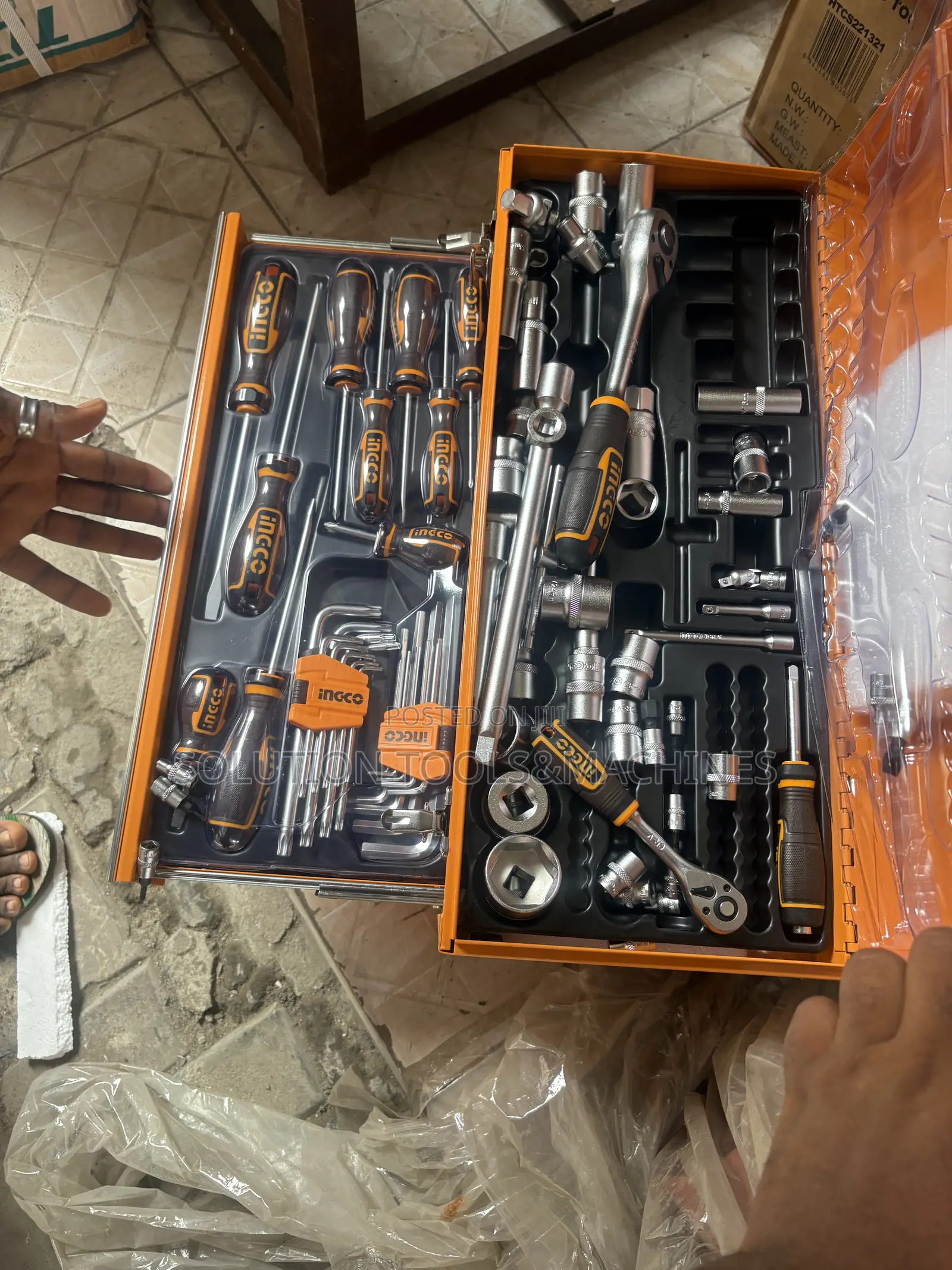 Ingco 132 Pieces Tools Box