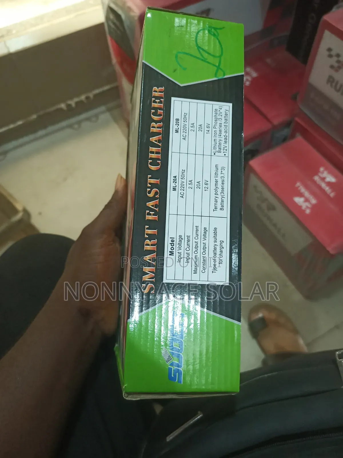 Suder Smart AC Fast Charger Lithium Battery Supported 12v 20ah