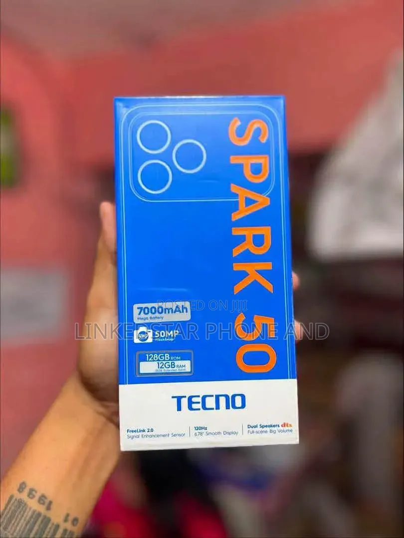 New Tecno Spark 50 128 GB Black
