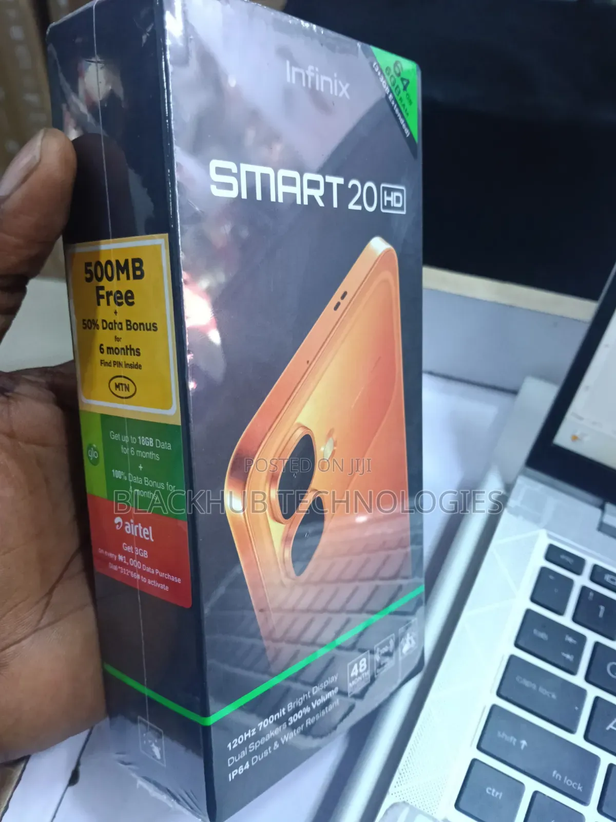 New Infinix Smart 10 64 GB Black