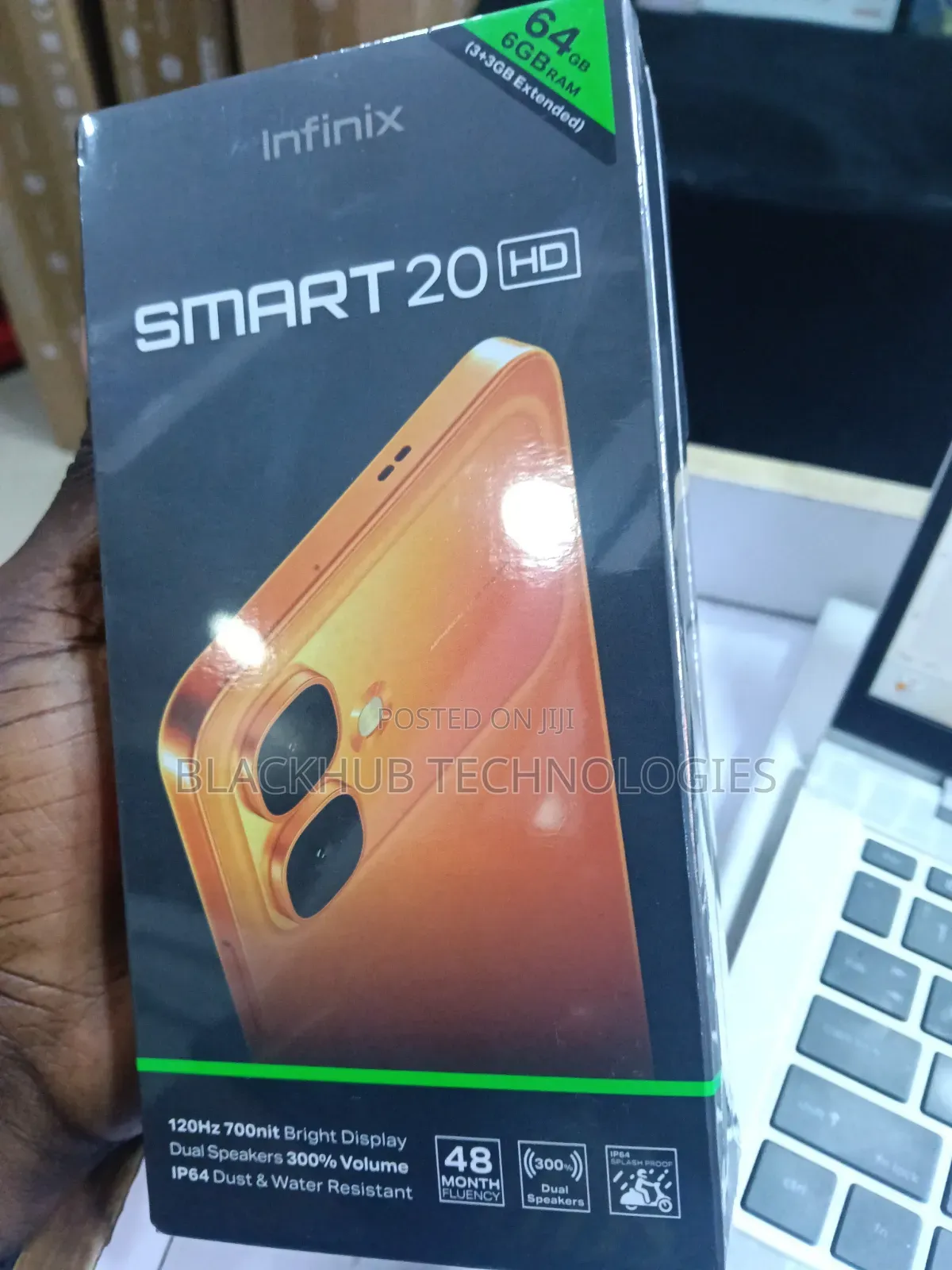 New Infinix Smart 10 64 GB Black