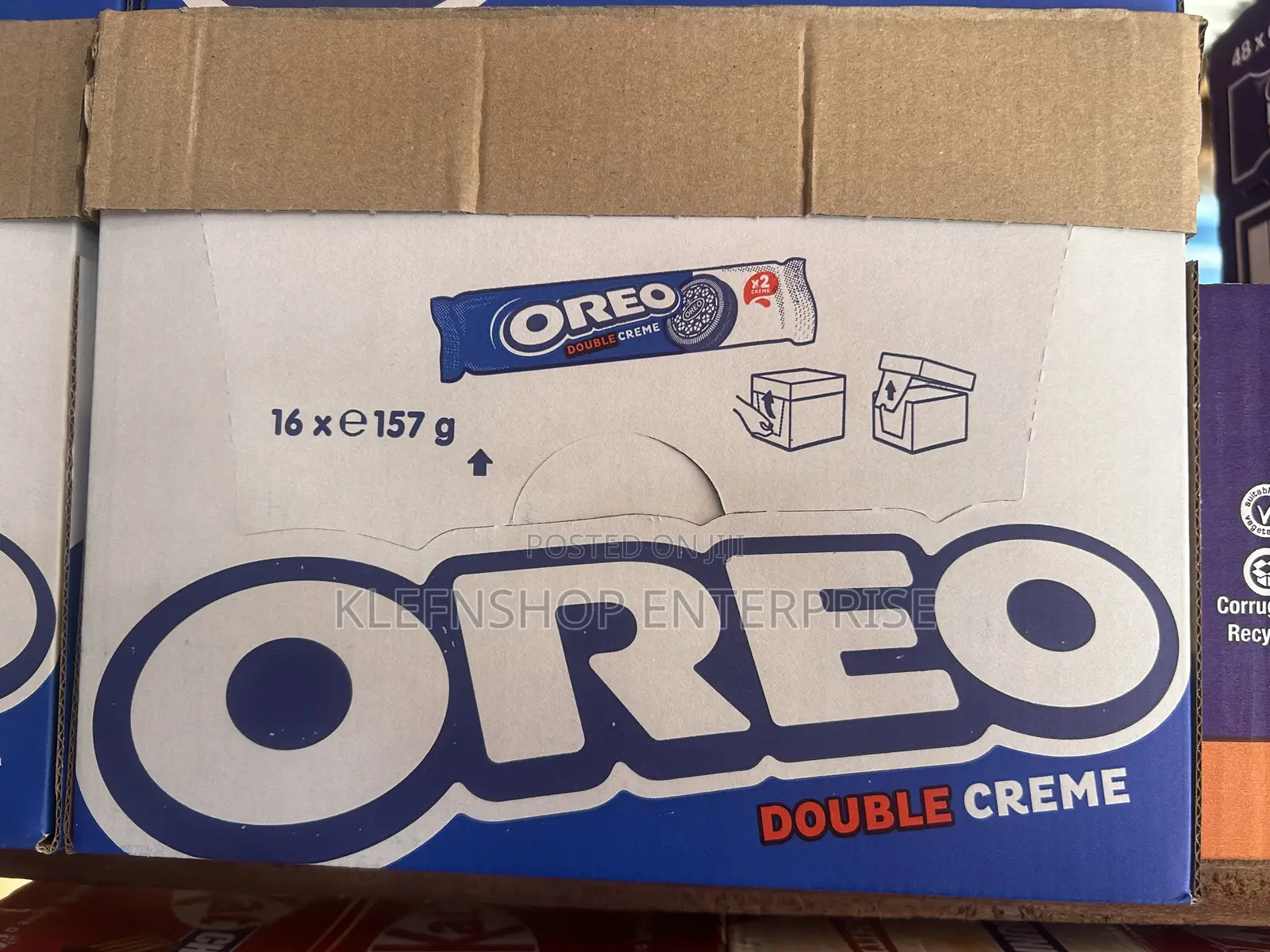 Oreo Biscuit Double Creme 157g X 16