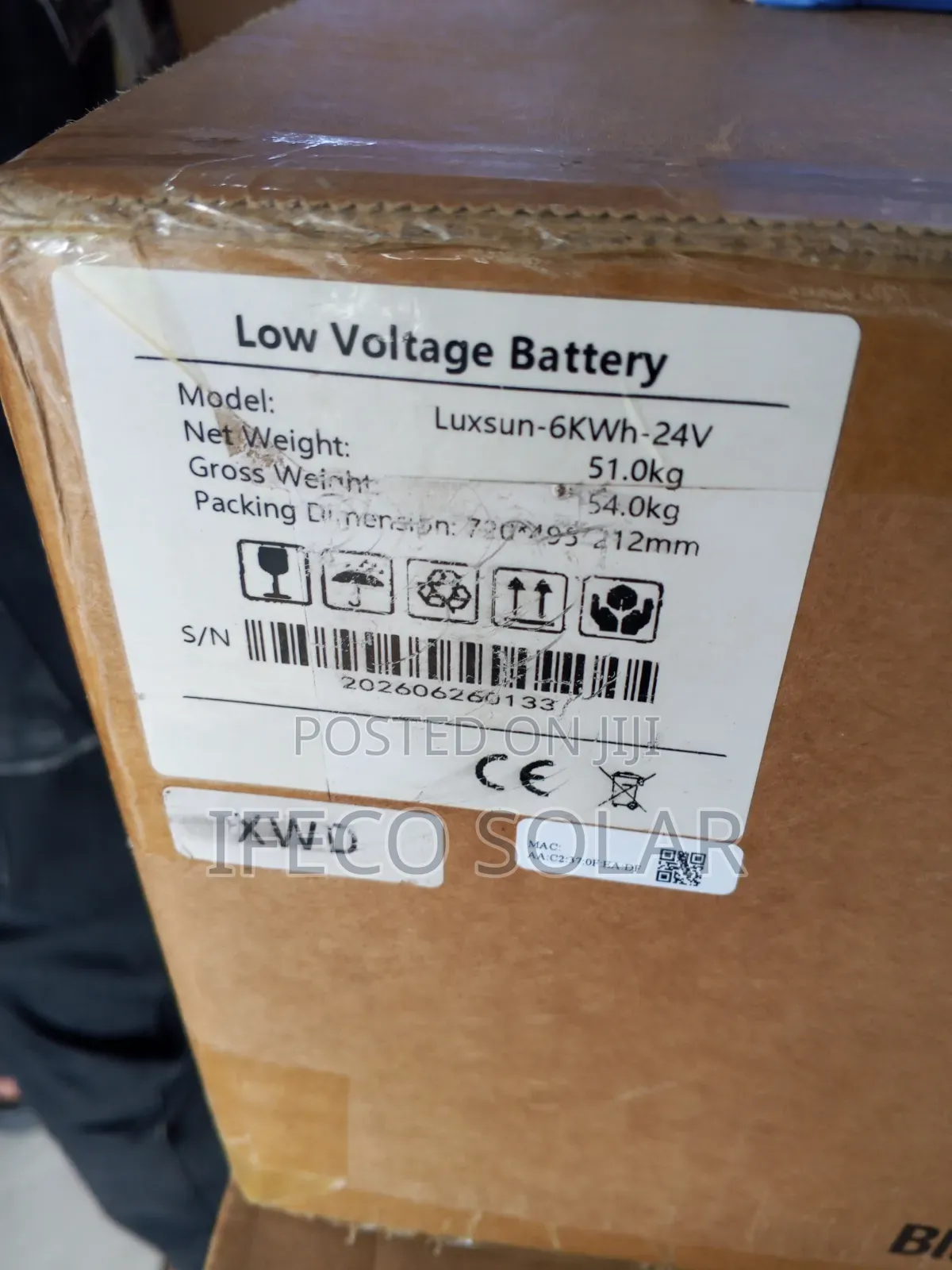 Luxsun 6kwh 24v Lithium Battery