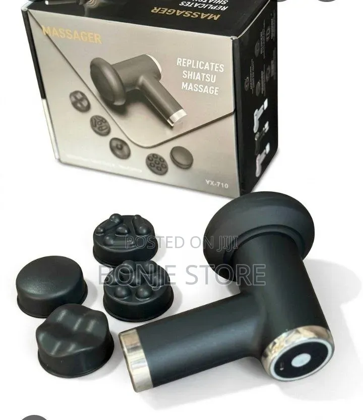 YX-710 Shiatsu Massage Gun With 4 Head - Deep Tissue Massage