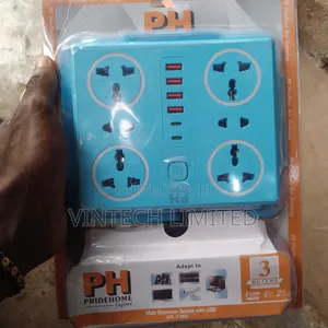 Portable Extension Socket With USB Ports