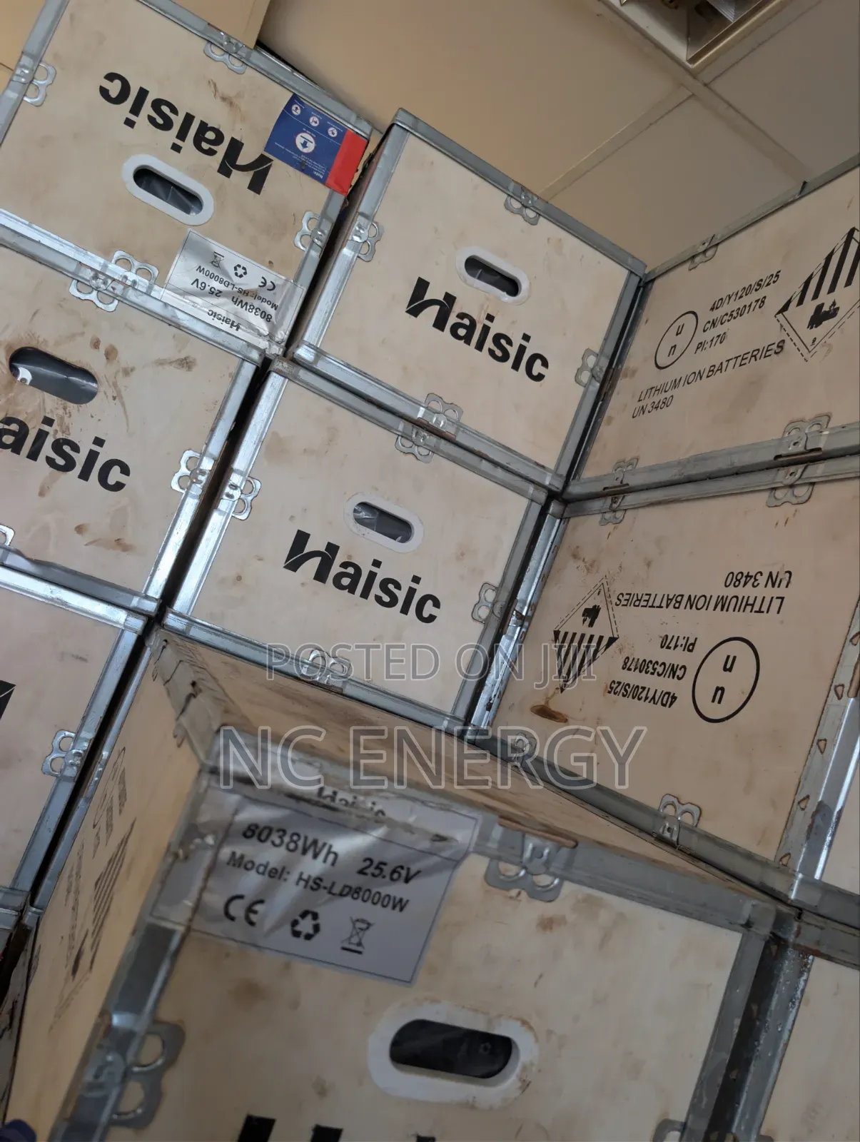 Haisic 8kwh 24v Lithium Battery Both White and Black