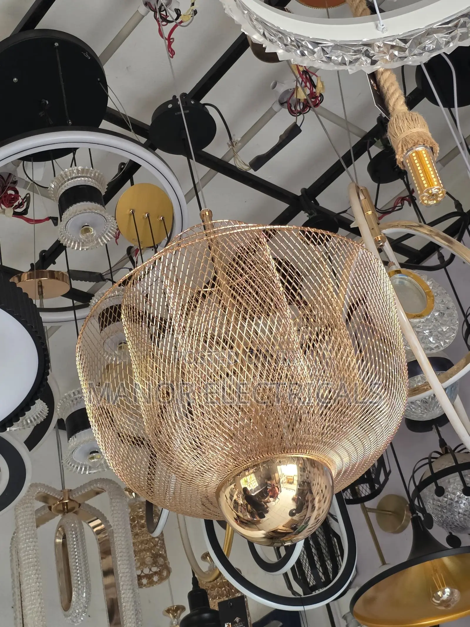Gold Plated Luxury Pendant Light