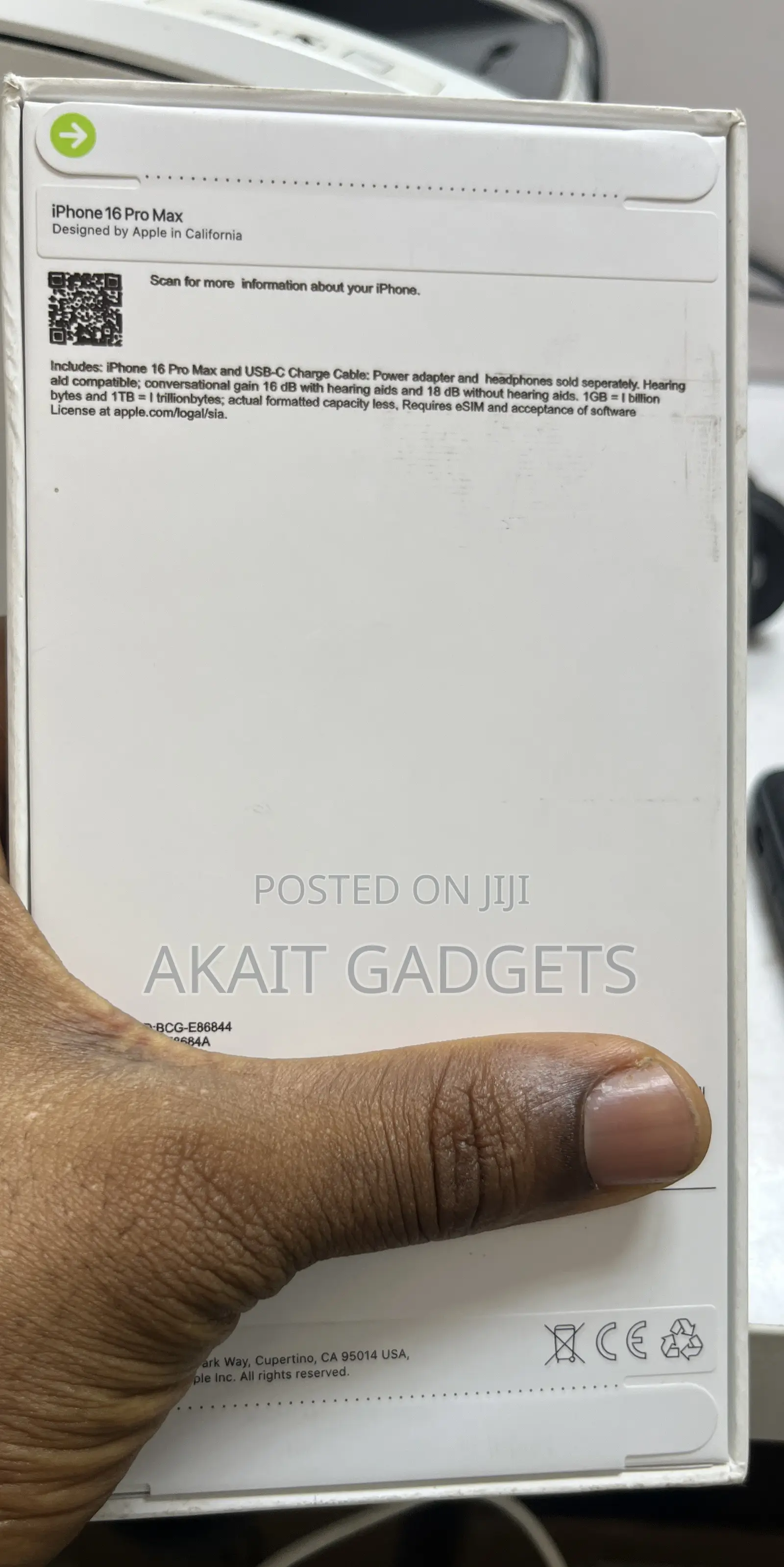 New Apple iPhone 16 Pro Max 256 GB Black