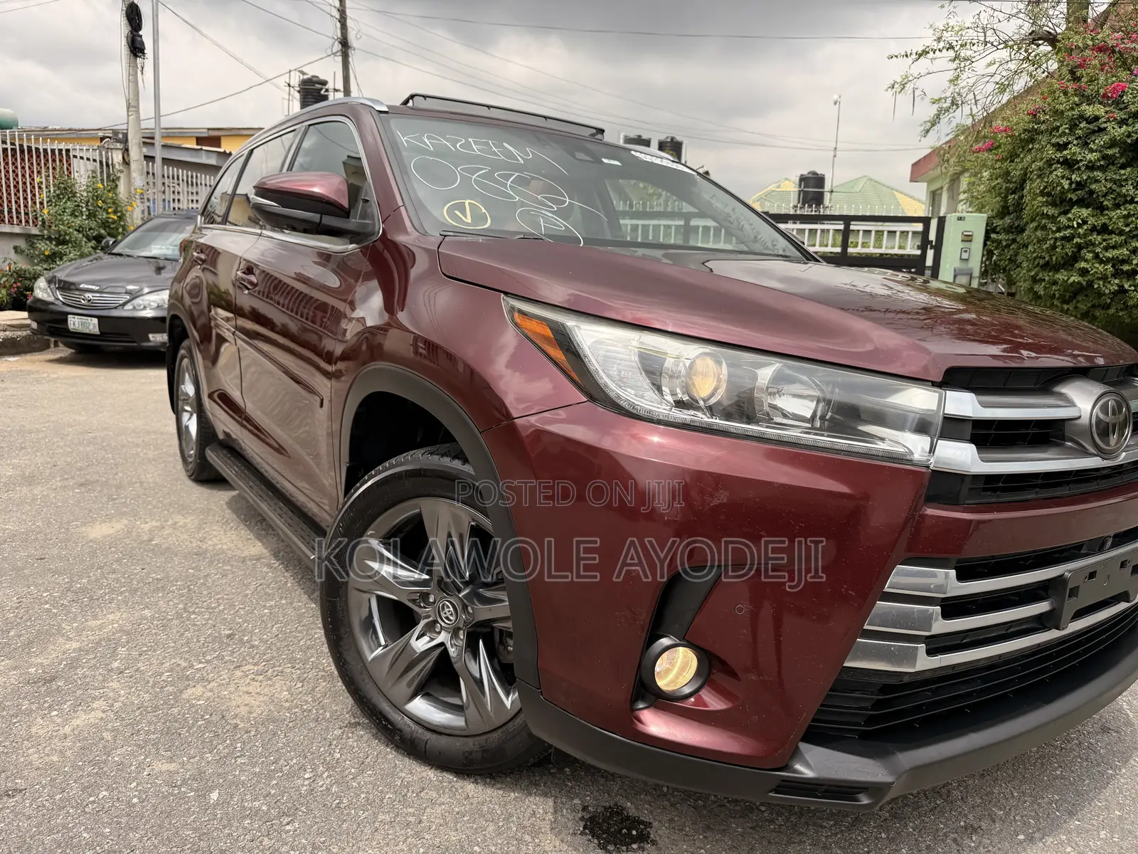 Toyota Highlander Limited Platinum 4x4 V6 (3.5L 6cyl 8A) 2017 Burgundy