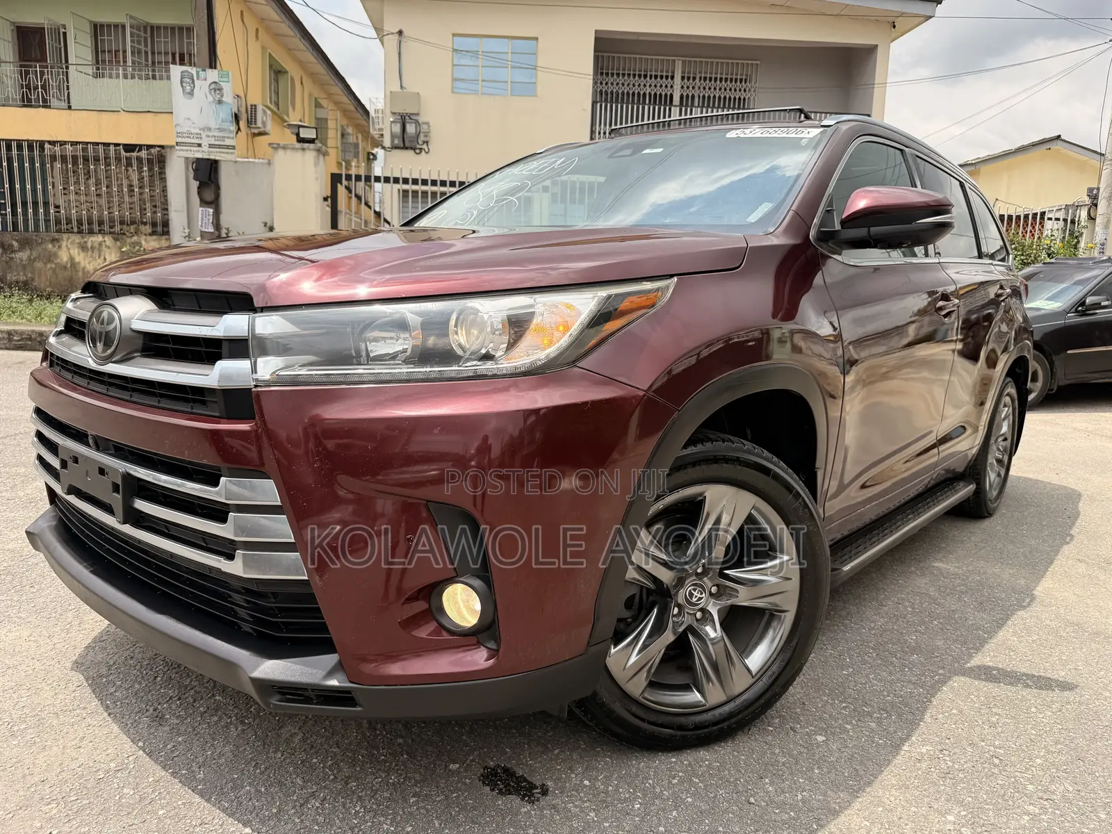 Toyota Highlander Limited Platinum 4x4 V6 (3.5L 6cyl 8A) 2017 Burgundy