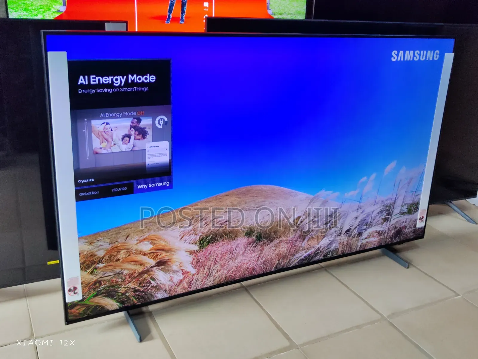 Good as New 75" Samsung Crystal UHD 4k HDR Bezel-Less Screen Smart TV