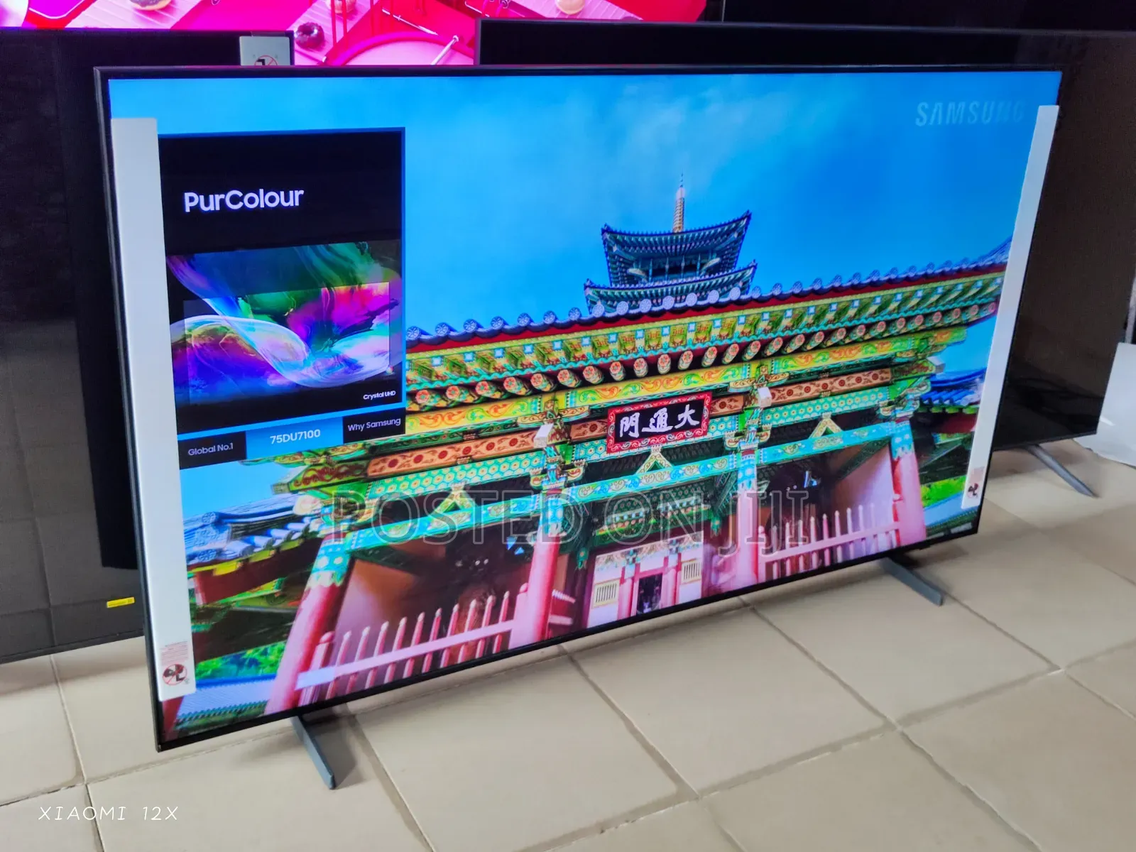 Good as New 75" Samsung Crystal UHD 4k HDR Bezel-Less Screen Smart TV