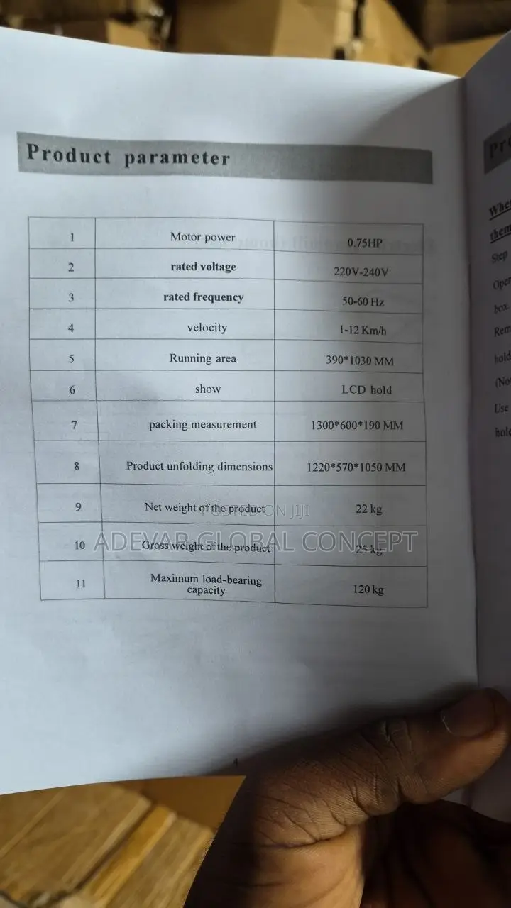 Home Gym Treadmill Machine With LCD Screen Mechanical Driving Type