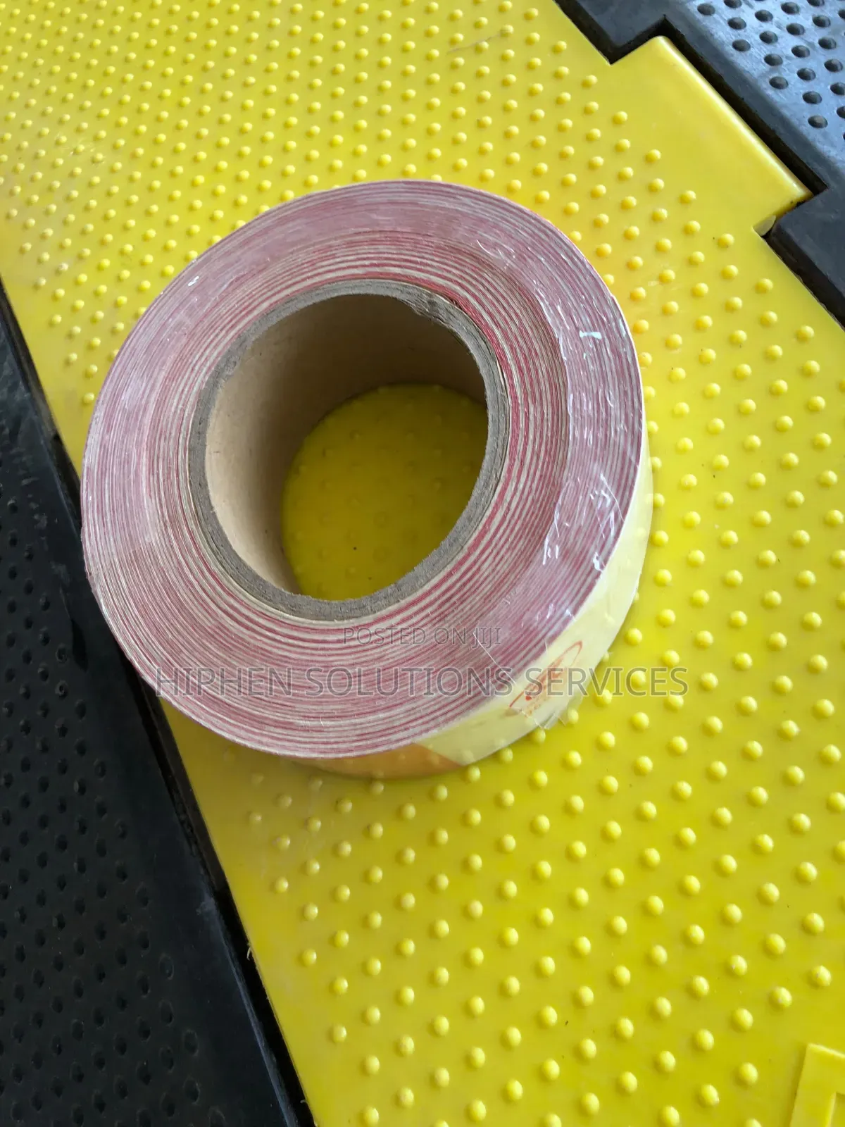 Red and White Reflective Adhesive Safety Tape