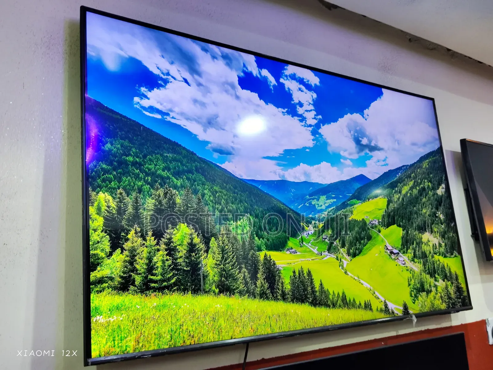Neat Uk Used 55" Samsung Qled 4k Q60b Bezel-Less Screen Airslim Smart