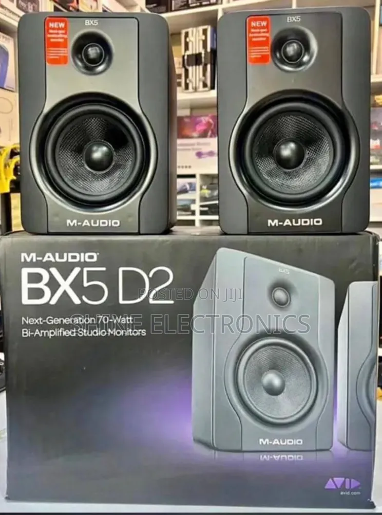 M-Audio BX5 D2 Professional Studio Monitor Speakers – Pair