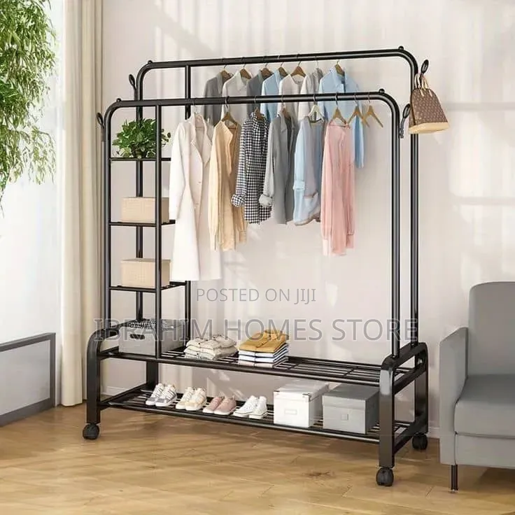 Clothe Rack With Side Drawer