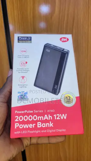 Itel 20000mAh Power Bank
