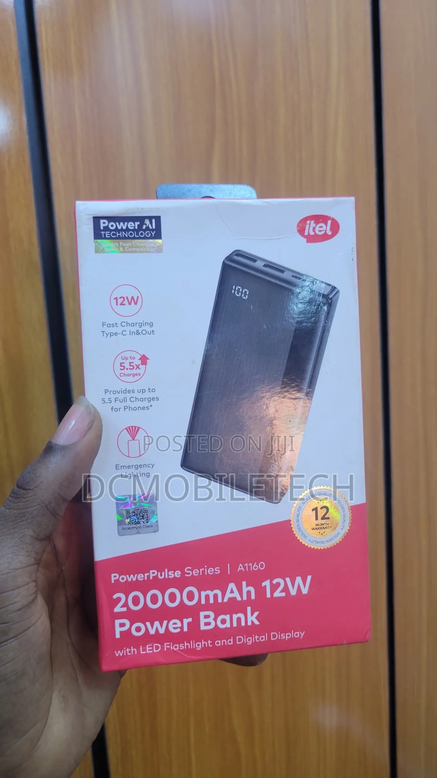 Itel 20000mAh Power Bank